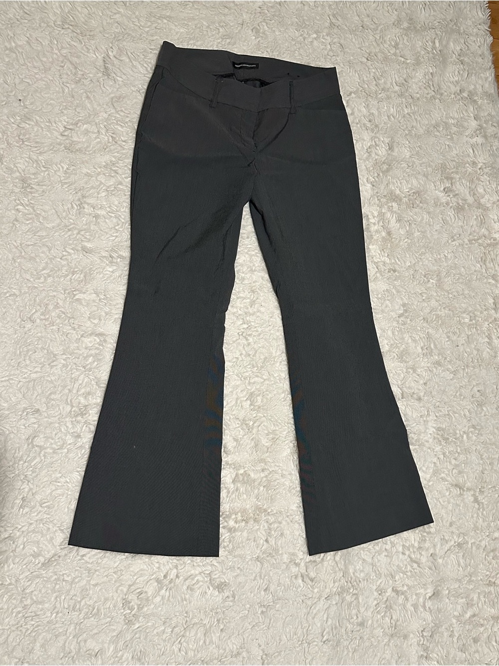 Express Gray Pinstripe Dress Pants